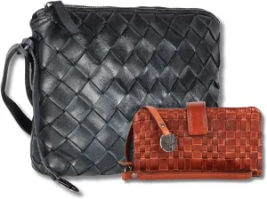 Leather Crossbody bag & Wallets for Women, Wallet for Ladies Zipper Coin Purse