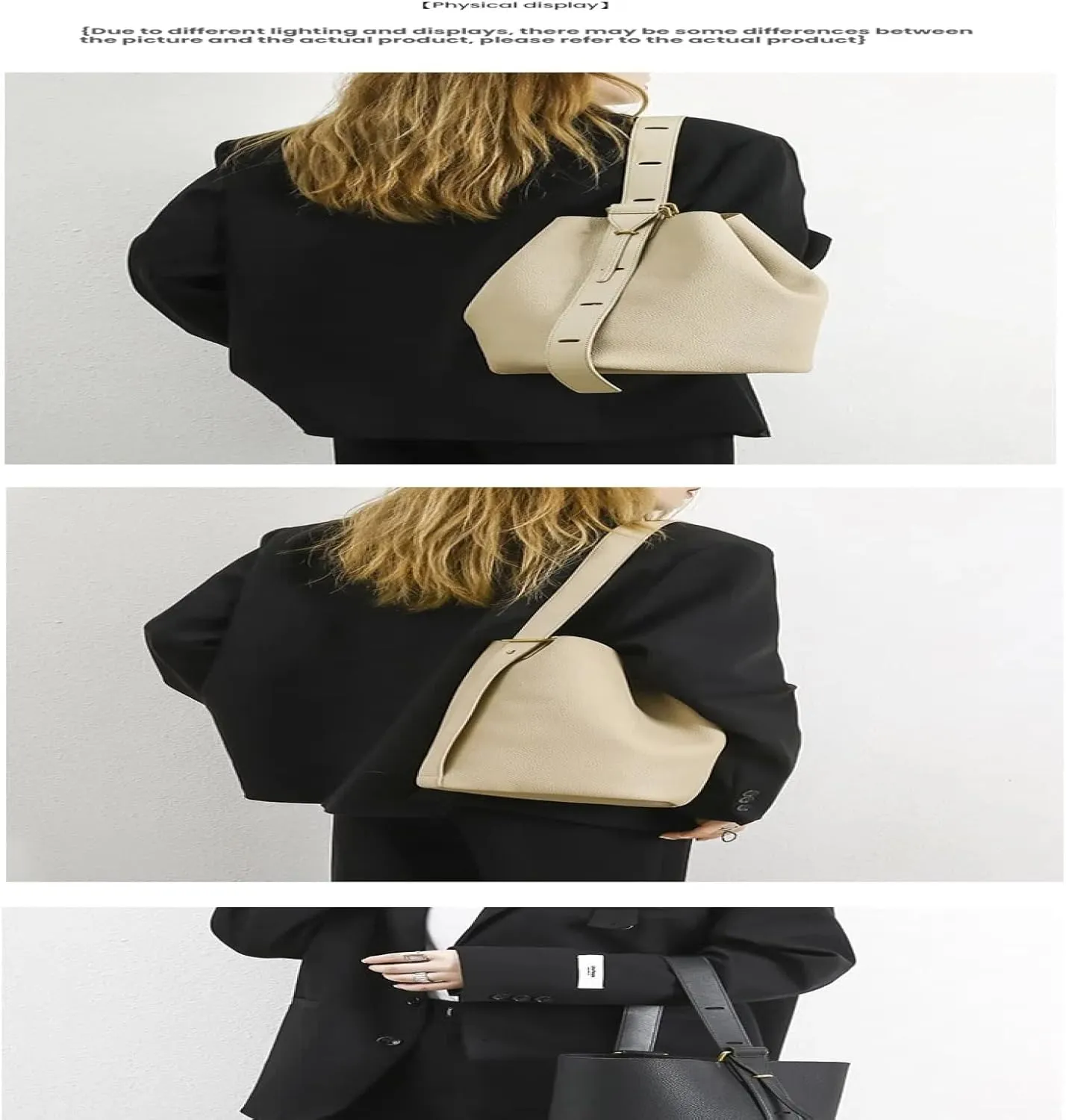 Leather Designer Cowhide Stray Bucket Crossbody Shoulder Large-capacity Lazy Women's Bag
