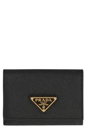 Leather Mini Global reach Multi-functional Wallet PRADA Saffiano