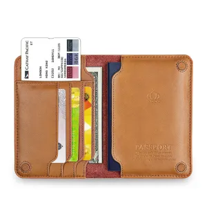LEATHER PASSPORT HOLDER