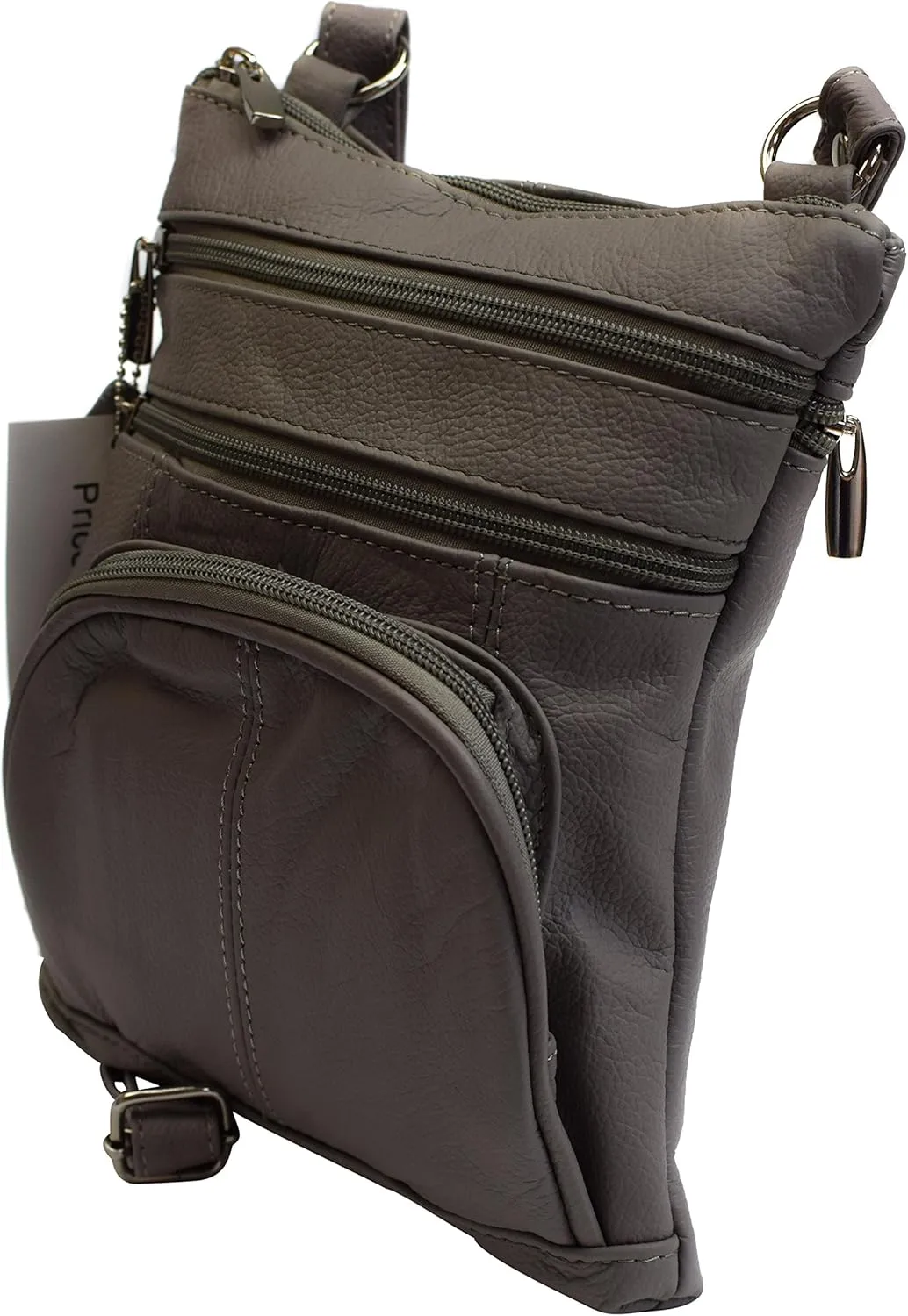 Leather Shoulder Bag Handbag Purse Cross Body Organizer Wallet Multi Pockets