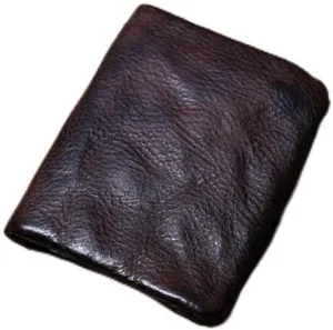 Leather Wallet Pu Leather Women's Wallet Retro Short Zipper Purse Clutch for Girls Large Capacity Fashion Coin Pocket Card Holder Large Capacity (Co,9.5x11.5cm)
