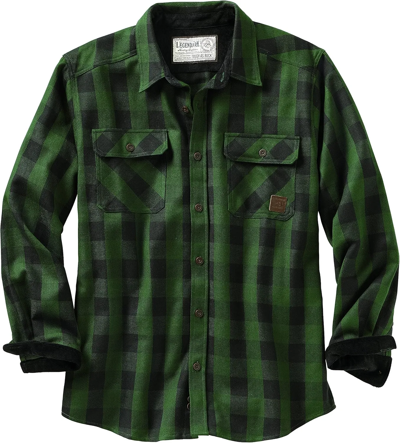 Legendary Whitetails Men's Tough as Buck Heavyweight Flannel Shirt