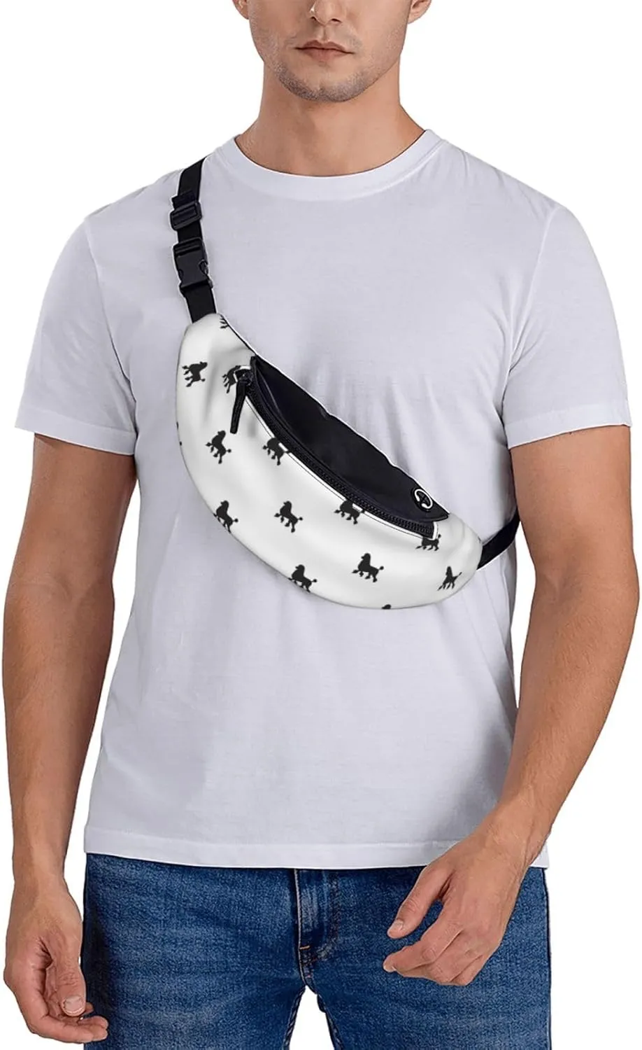 Leisure Sports Crossbody Bag Running Casual Hands-Free Wallets Waist Pack for Man Woman Father's Day for Dad Running Lion