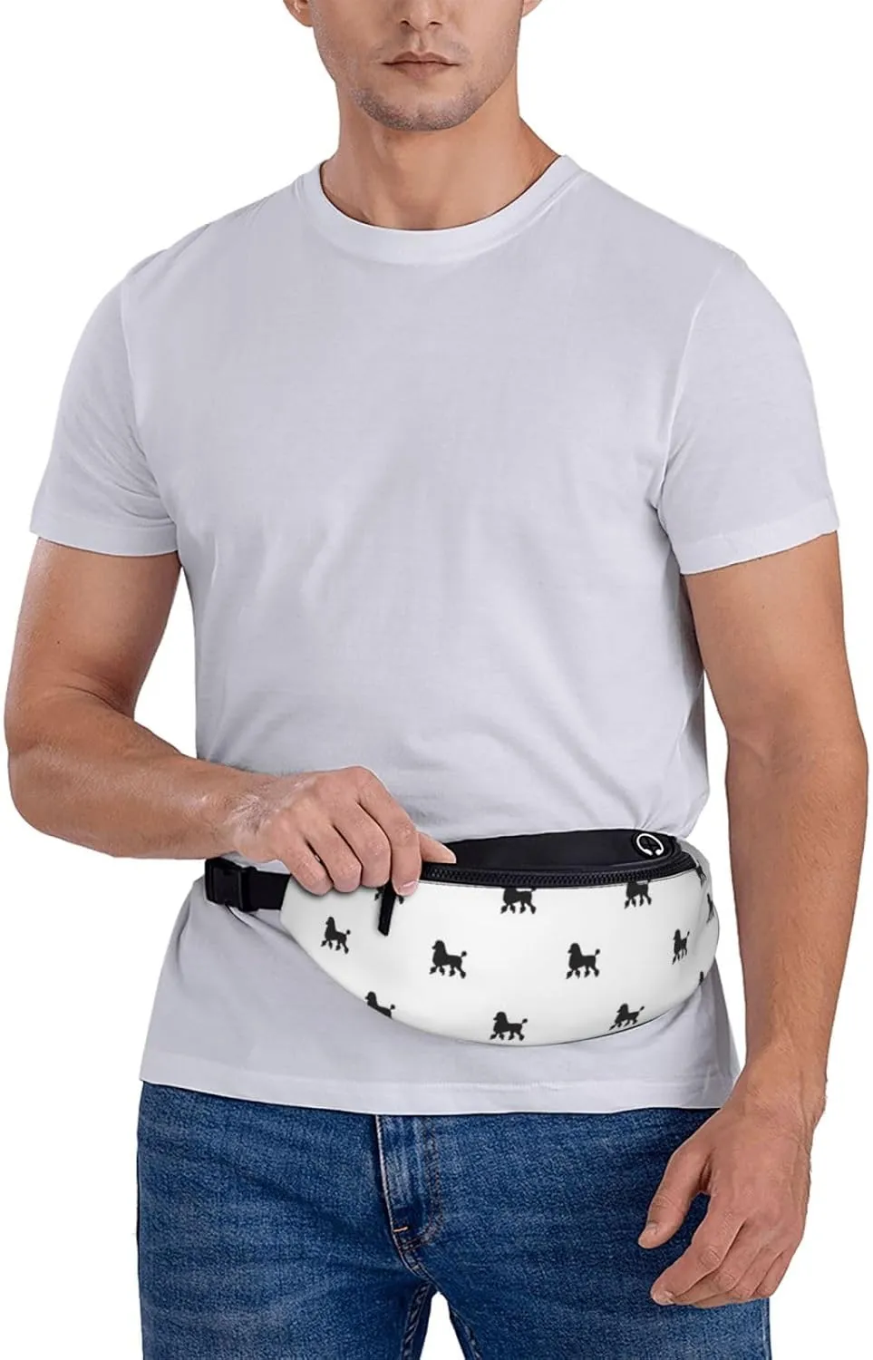 Leisure Sports Crossbody Bag Running Casual Hands-Free Wallets Waist Pack for Man Woman Father's Day for Dad Running Lion