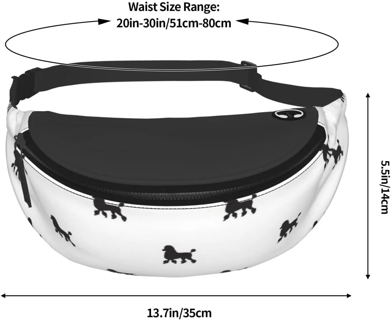 Leisure Sports Crossbody Bag Running Casual Hands-Free Wallets Waist Pack for Man Woman Father's Day for Dad Running Lion