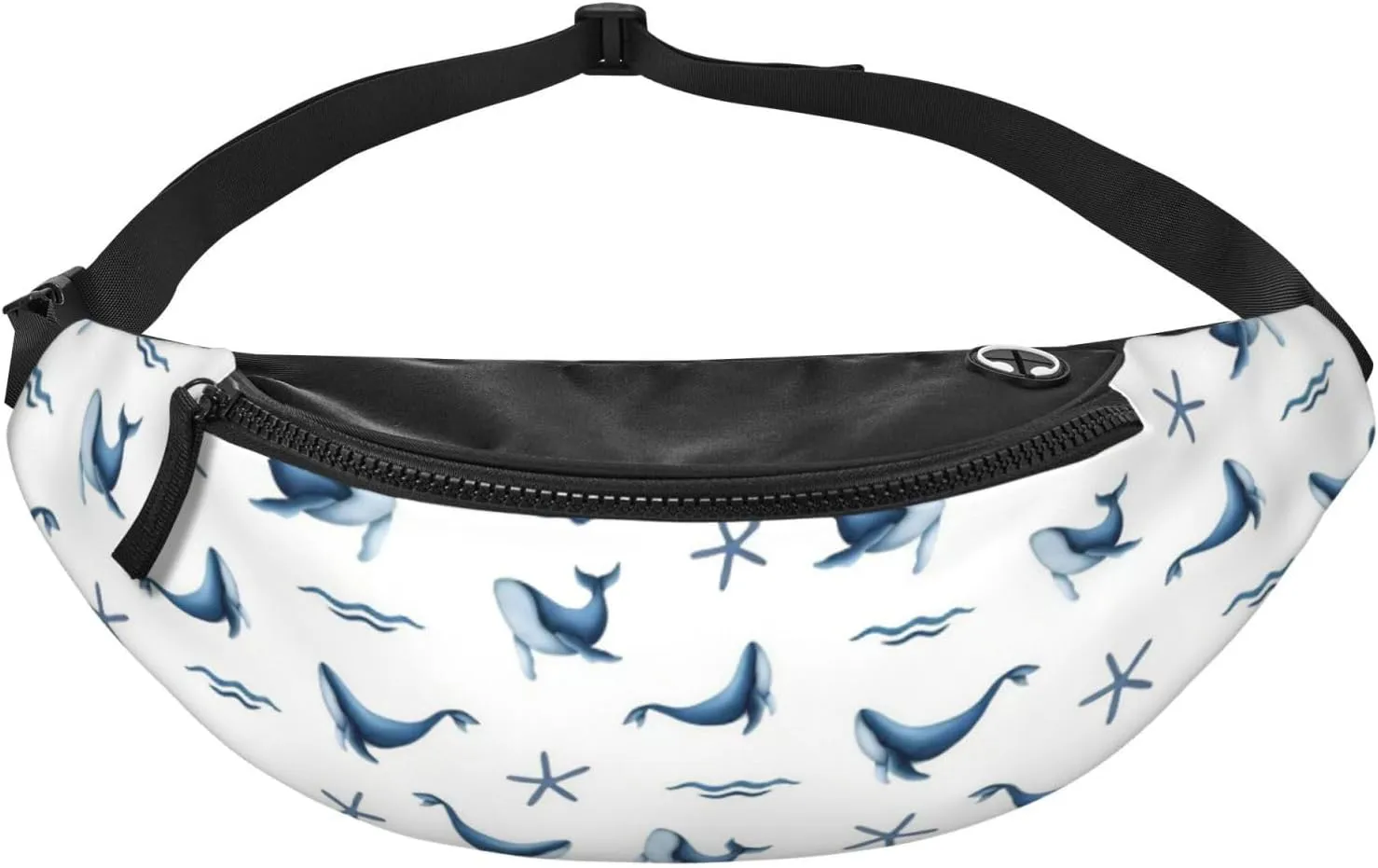 Leisure Sports Crossbody Bag Running Casual Hands-Free Wallets Waist Pack for Man Woman Father's Day for Dad Whale Starfish