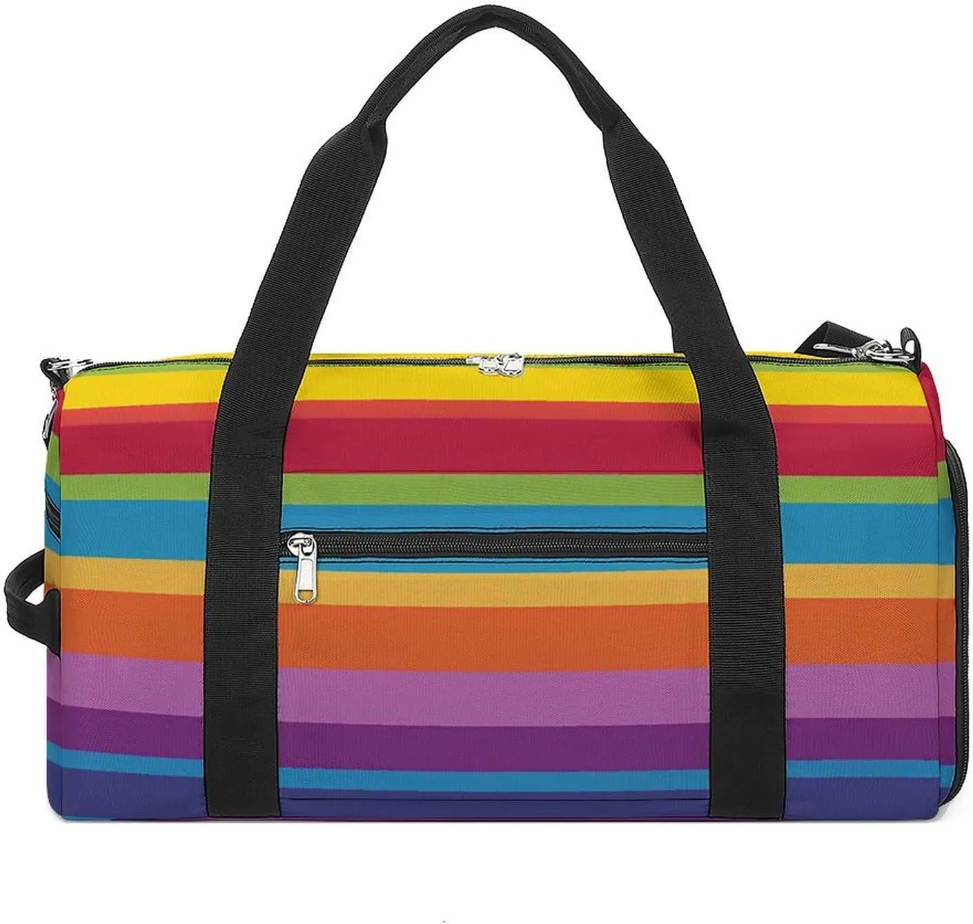 LGBT Rainbow Flag Sports Gym Bag for Men Women Travel Duffel Bag with Shoulder Strap