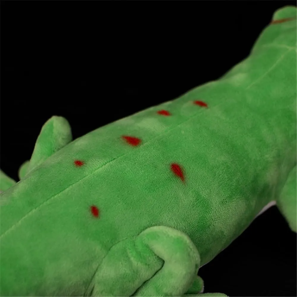 Lifelike Day Gecko Plush Stuffed Animal - Premium Soft Fabric 22-Inch Reptile Toy for Nature Lovers & Collectors