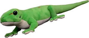 Lifelike Day Gecko Plush Stuffed Animal - Premium Soft Fabric 22-Inch Reptile Toy for Nature Lovers & Collectors