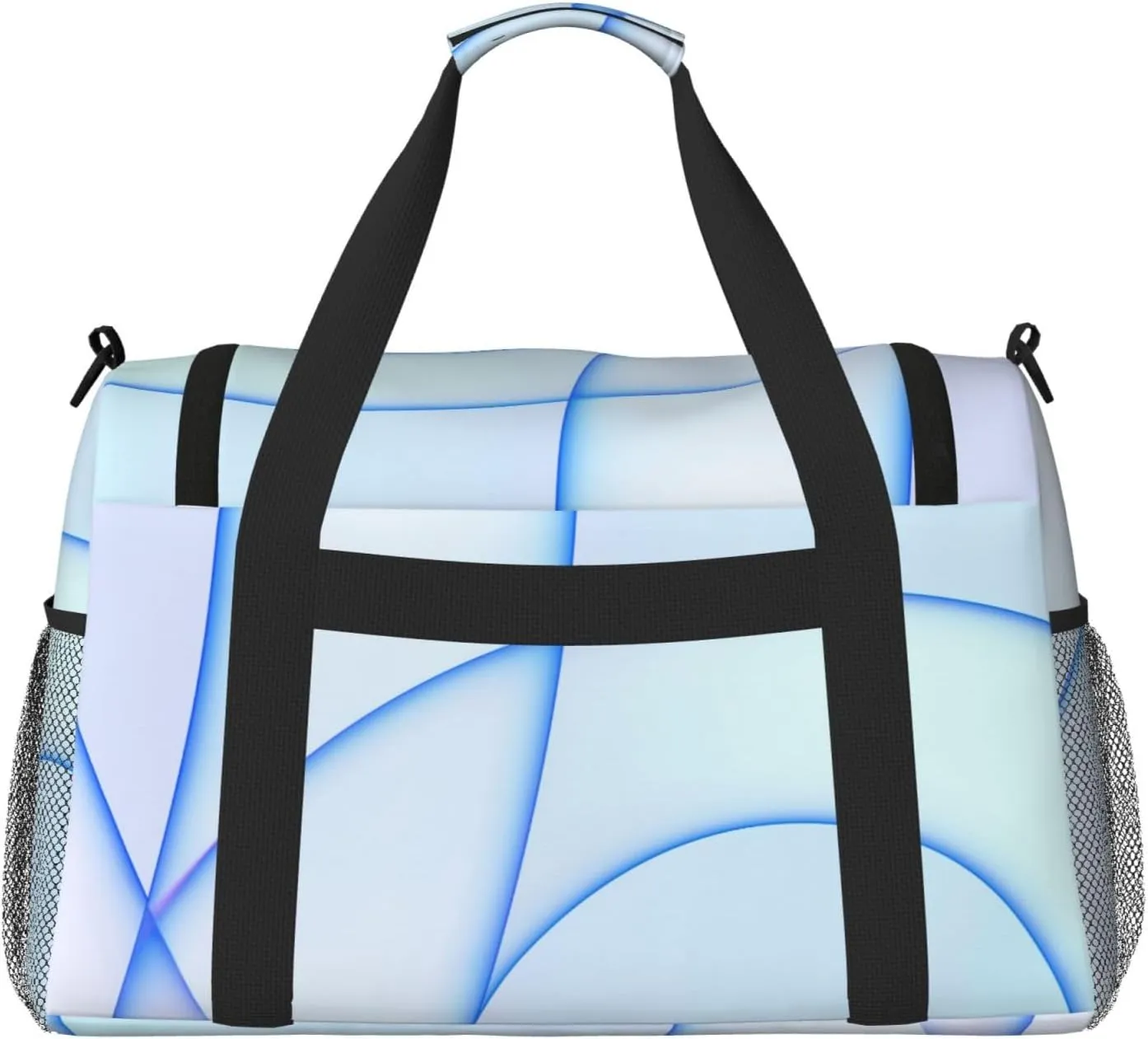 Light Blue Imac Travel Duffel Bag Large Foldable Waterproof Overnight Bag For Beach Swim Bags Pool Sports Gym