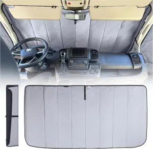 Living in a Bubble Insulated Blackout Window Covers for RAM Promaster 2014-Current (Windshield 2014-Current)