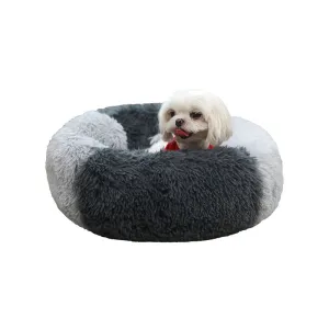 Long Plush Donut Soft Pet Bed
