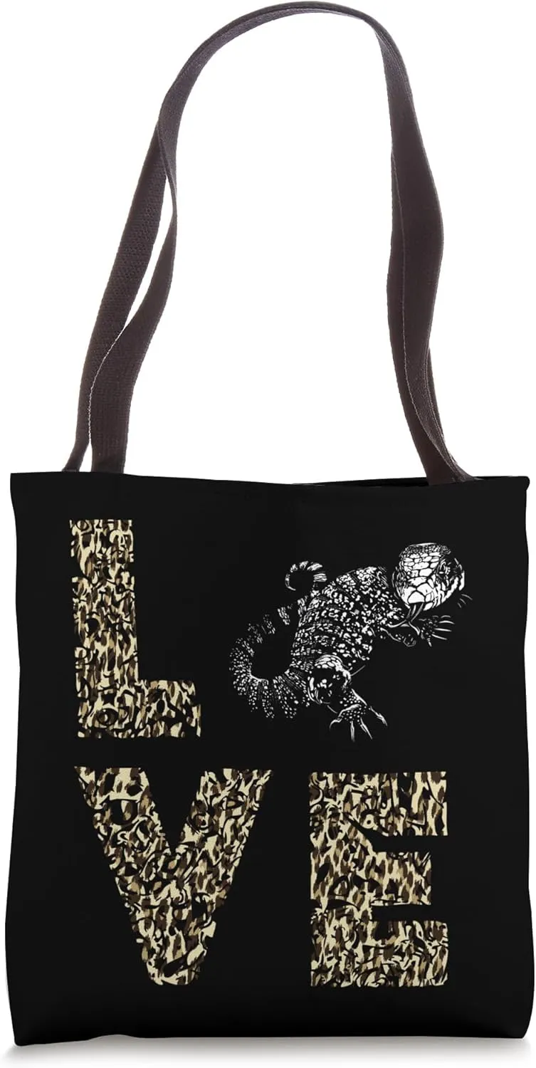 Love Leopard Tegu Lizard Family Reptile Lover Tegu Owner Tote Bag