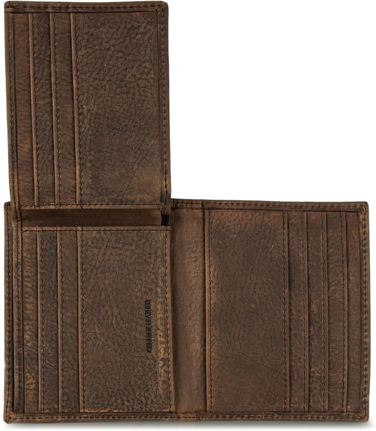 Lucky Brand Men's Trifold Wallet | Id Window | Card Slots | Leather | Organization | Durable | Stylish