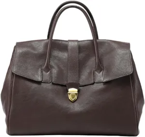 Lushandy Genuine Leather Tote Bag for Women, Luxury Top-Handle Handbag Designer Satchel Bag Large Work Tote Bag Purse