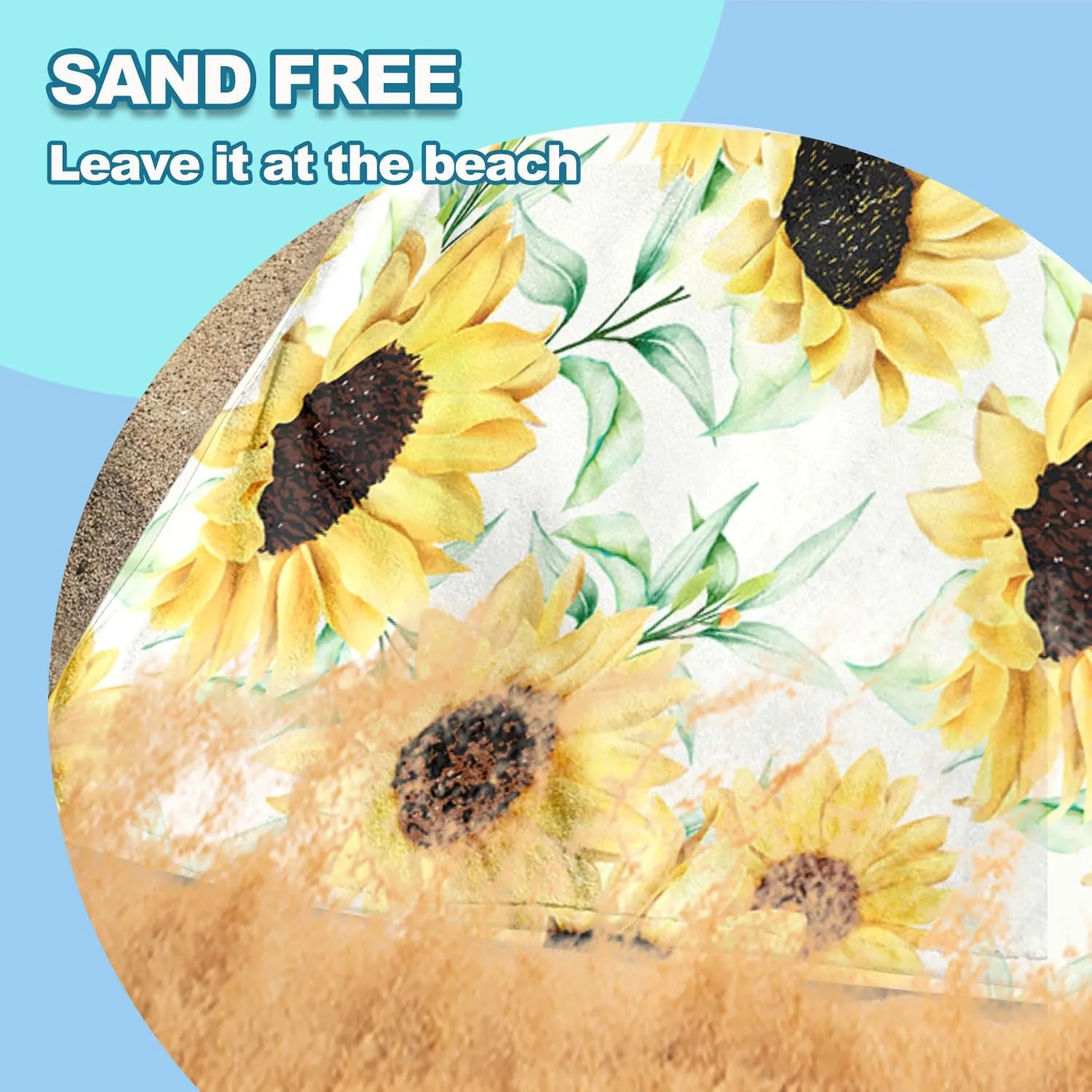 Luxury Beach Towel 30*60inch, Soft Microfiber Beach Towels, Ultra Absorbent, Quick Drying, Extra Large Swimming Towel, Oversize Sand Free, Beach Vacation Essentials for Beach Pool Vacation Supplies