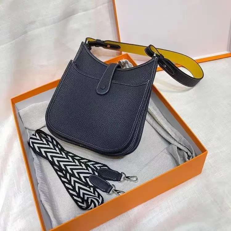 Luxury women's TOGO genuine leather shoulder crossbody bag large capacity handbag women's bag