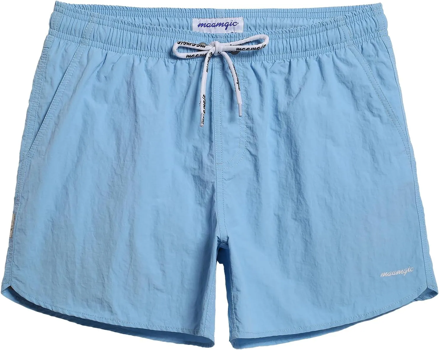 maamgic Mens Swim Trunks 5" with Mesh Lining Quick Dry Bathing Suits for Men Swim Shorts Swimwear
