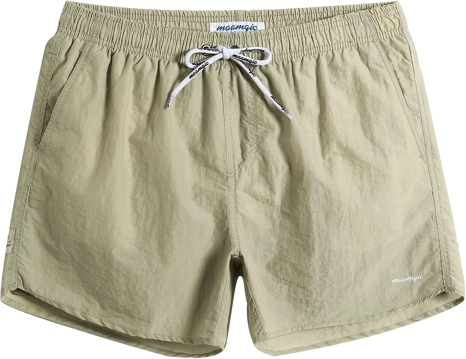 maamgic Mens Swim Trunks 5" with Mesh Lining Quick Dry Bathing Suits for Men Swim Shorts Swimwear