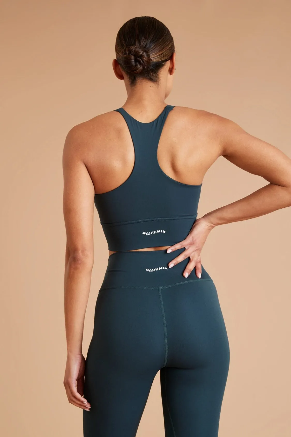 Madison Racerback Bra - Pine