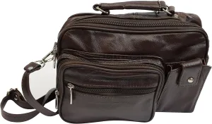 Marshal Roma Genuine Leather Organizer Bag Handbag Purse