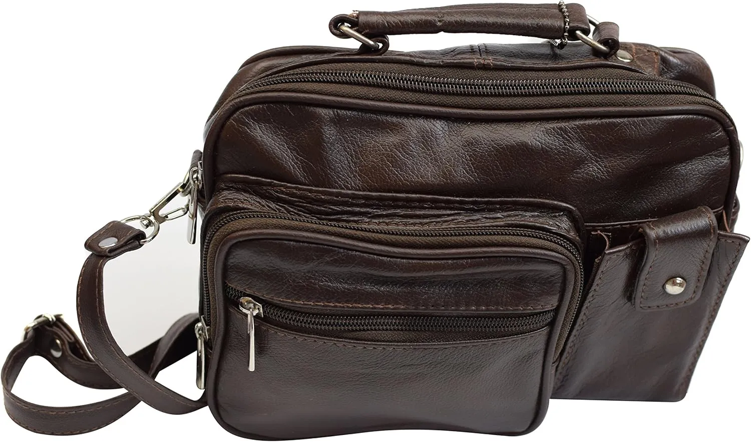 Marshal Roma Genuine Leather Organizer Bag Handbag Purse