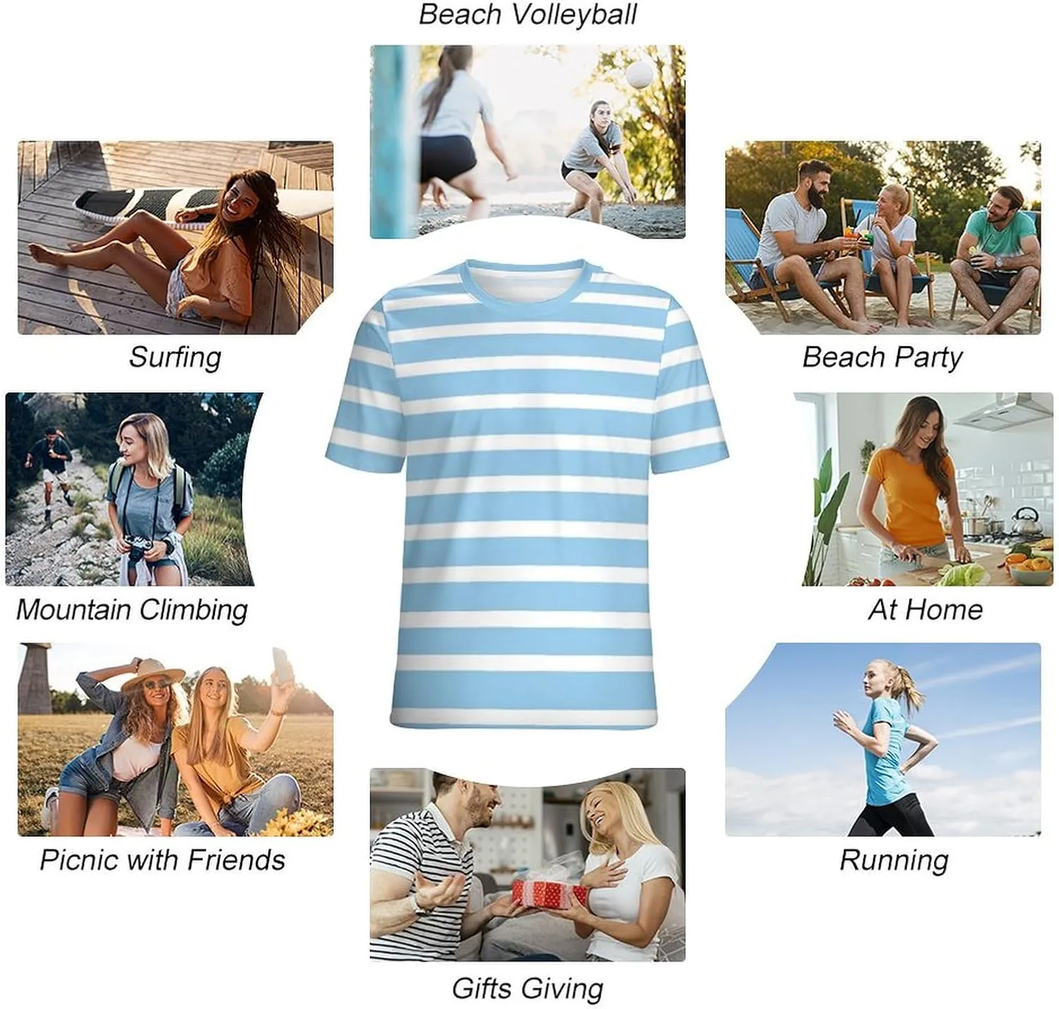 MARSVOVO Women's Camo Tiger Stripe T-Shirt Casual Loose Business Lightweight Hide Belly Summer Novelty Soft Blouse