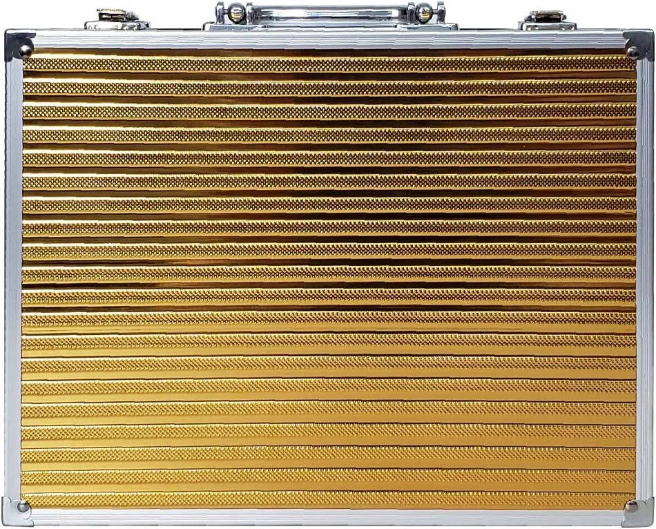Master Case Travel Stylist Barber Case (Small, Gold)