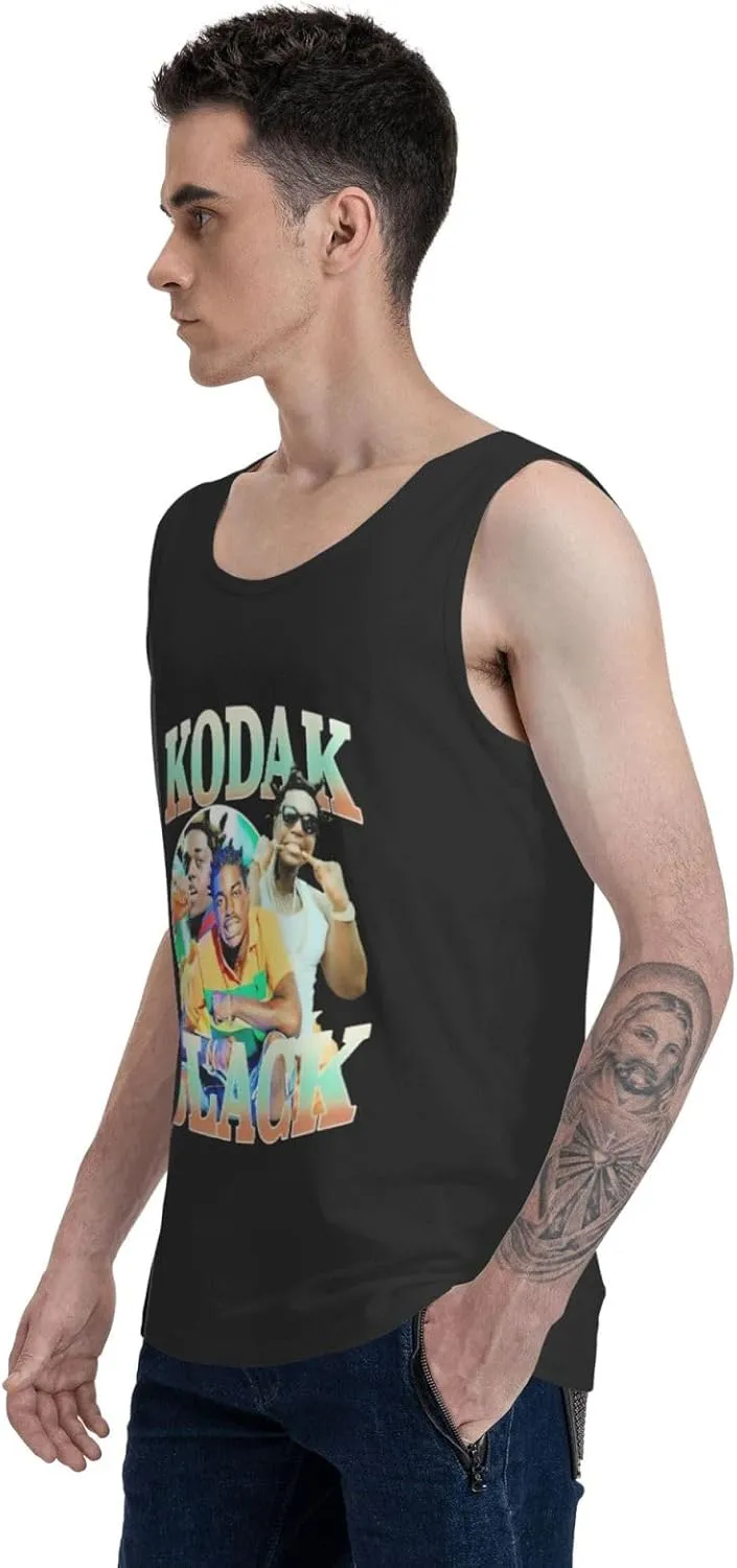 Men Muscle Quick Dry Tops Sleeveless Undershirt for Sports Bodybuilding
