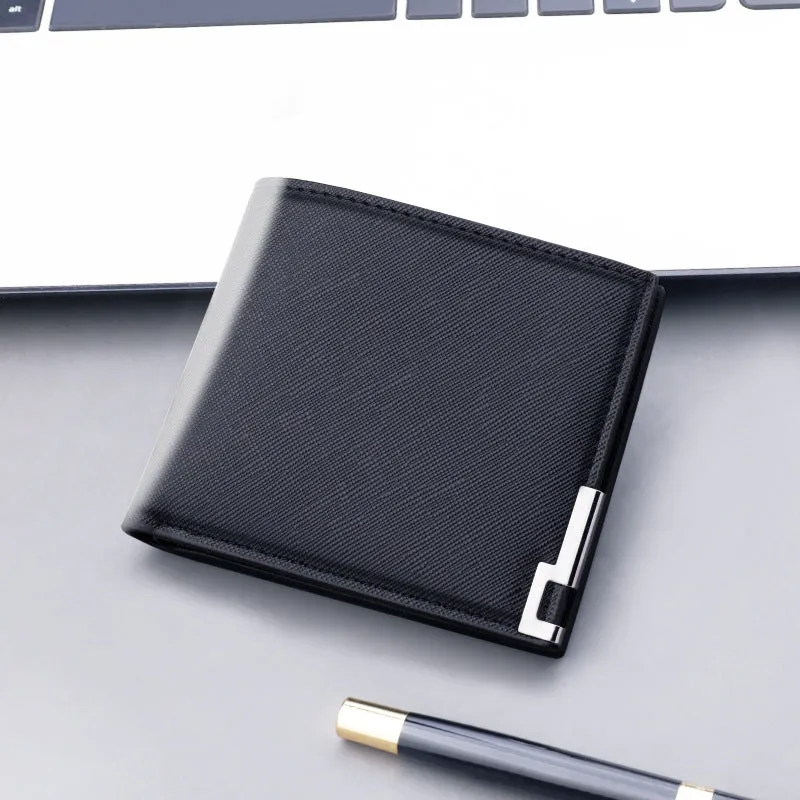 Men's College Thin Green Multiple Slots Mini Men's Wallets