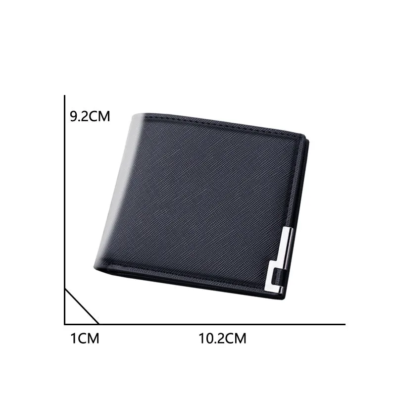 Men's College Thin Green Multiple Slots Mini Men's Wallets