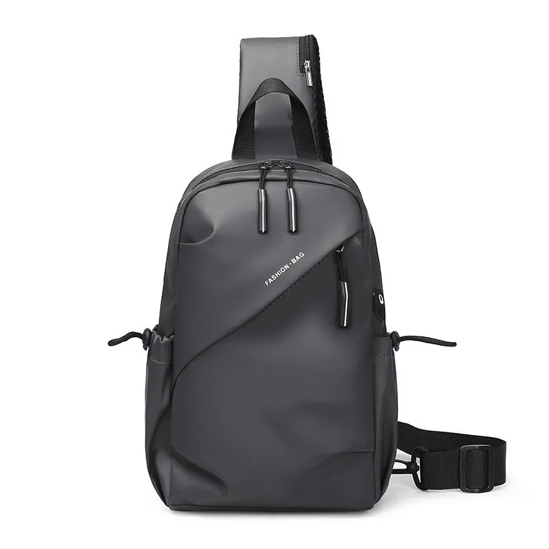 Men's Graceful Oxford Simple Color Trendy Men's Chest Bags