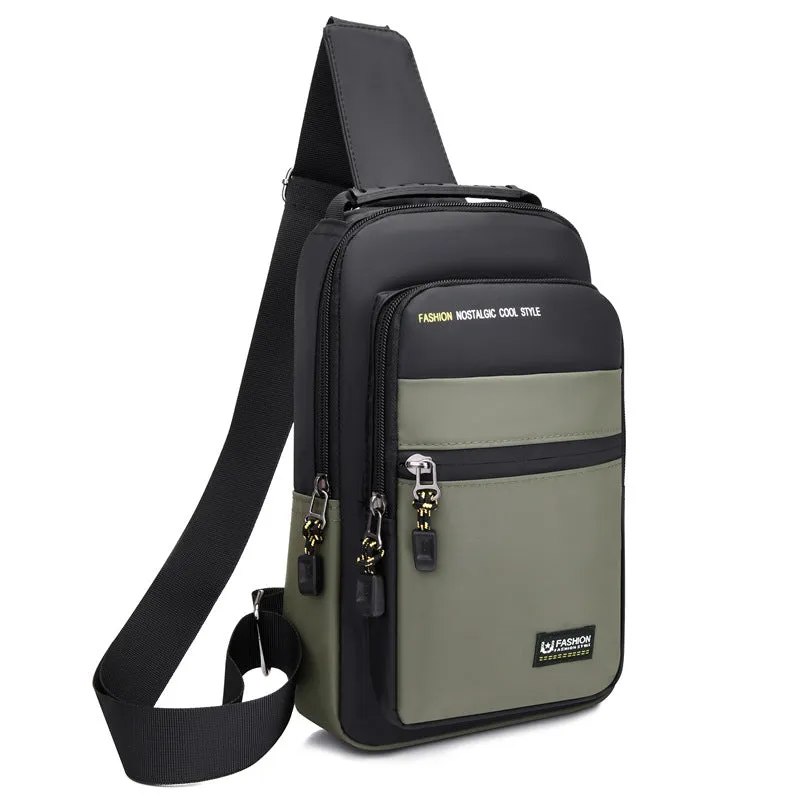 Men's Innovative New Fashion Oxford Cloth Men's Chest Bags