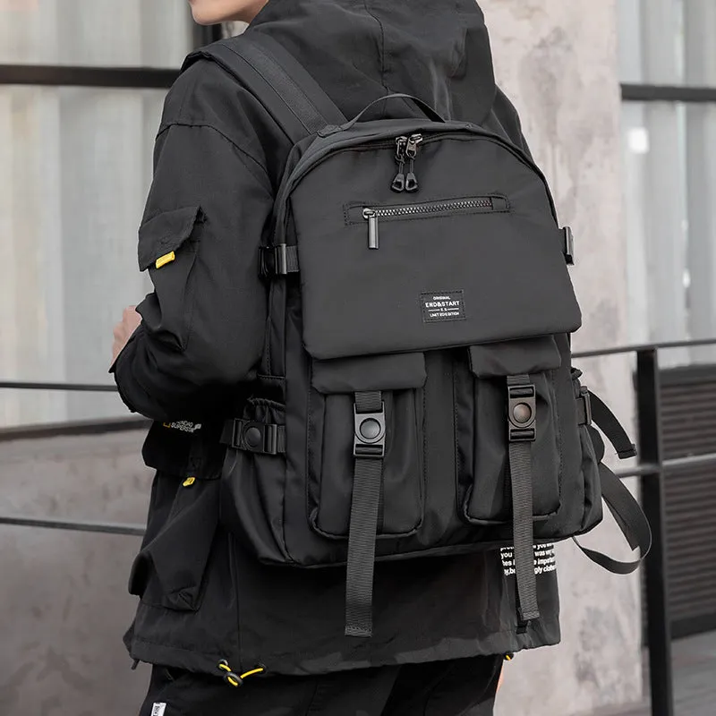 Men's Large Capacity Korean High College Computer Backpacks