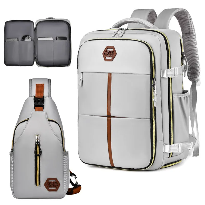 Men's Large Capacity Simple Style Inch Computer Backpacks