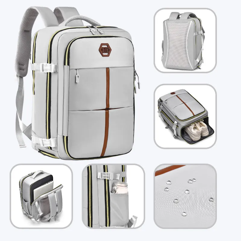 Men's Large Capacity Simple Style Inch Computer Backpacks