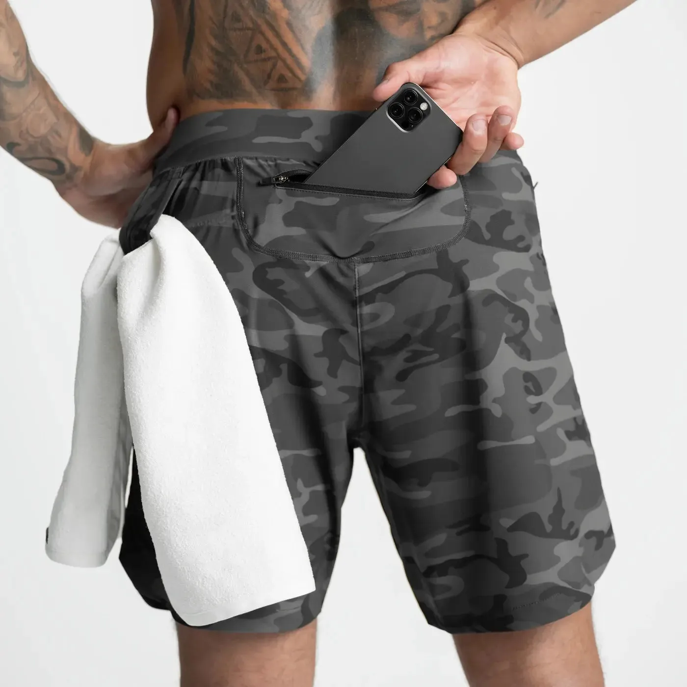 Mens Sports Shorts Nylon Nk Lulu Custom Design Factory Running Boxing Board Basketball Workout Gym Fitness Cycling Shorts