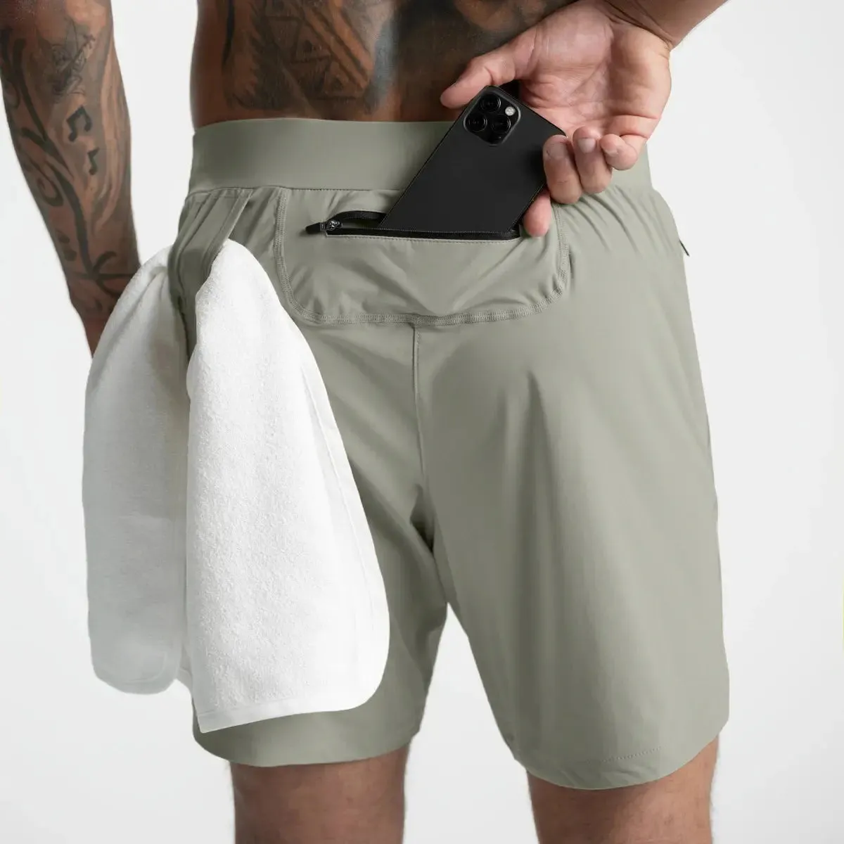 Mens Sports Shorts Nylon Nk Lulu Custom Design Factory Running Boxing Board Basketball Workout Gym Fitness Cycling Shorts