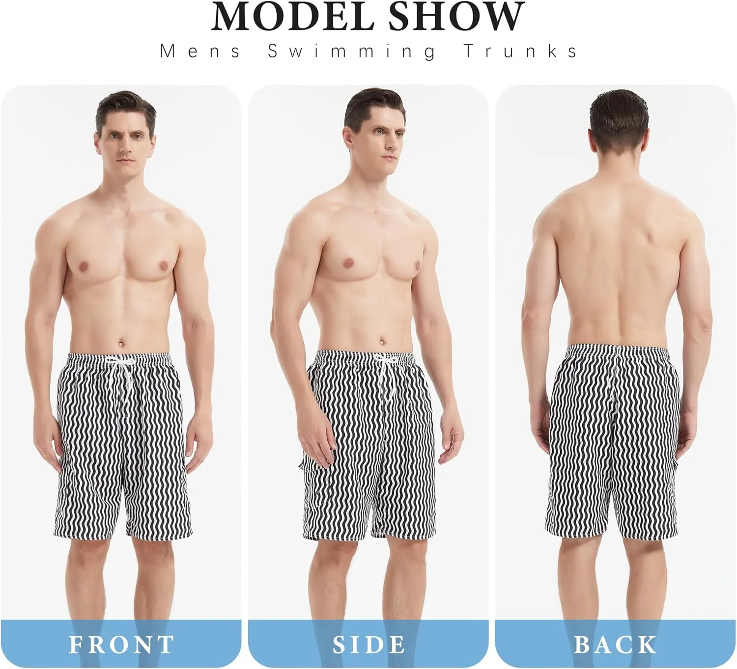 Mens Swimming Trunks Swim Trunks Quick Dry Swim Shorts with Mesh Lining Funny Swimwear Bathing Suits