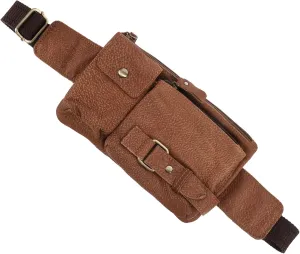 Men's Waist Pack Large Capacity Outdoor Phone Storage Bag Casual Belt Pouch for Travel Sports Work