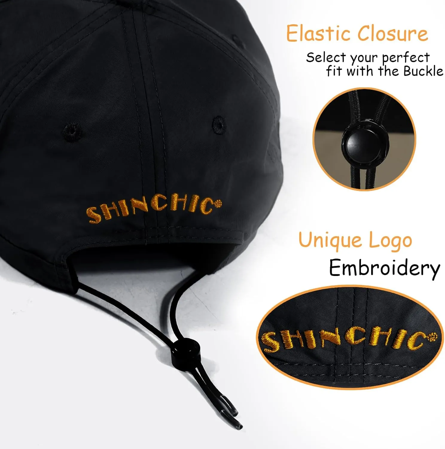 Mens Waterproof Baseball Cap Womens Rain Hat Foldable Outdoor Running Sun Fishing hat