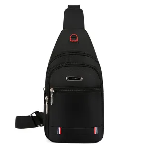 Men's Waterproof Hard-wearing Fashion Oxford Cloth Men's Chest Bags