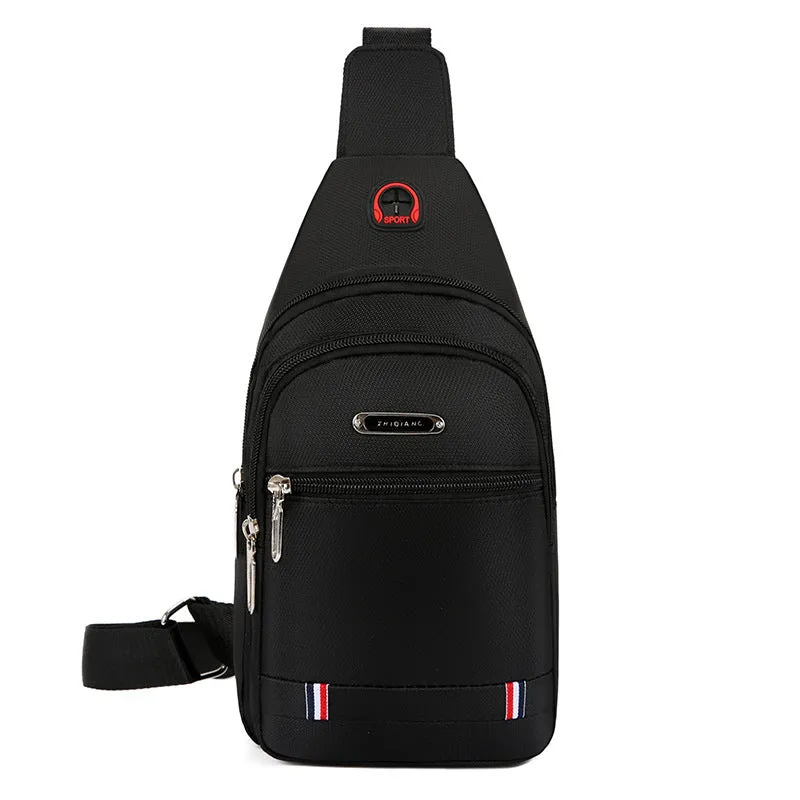 Men's Waterproof Hard-wearing Fashion Oxford Cloth Men's Chest Bags