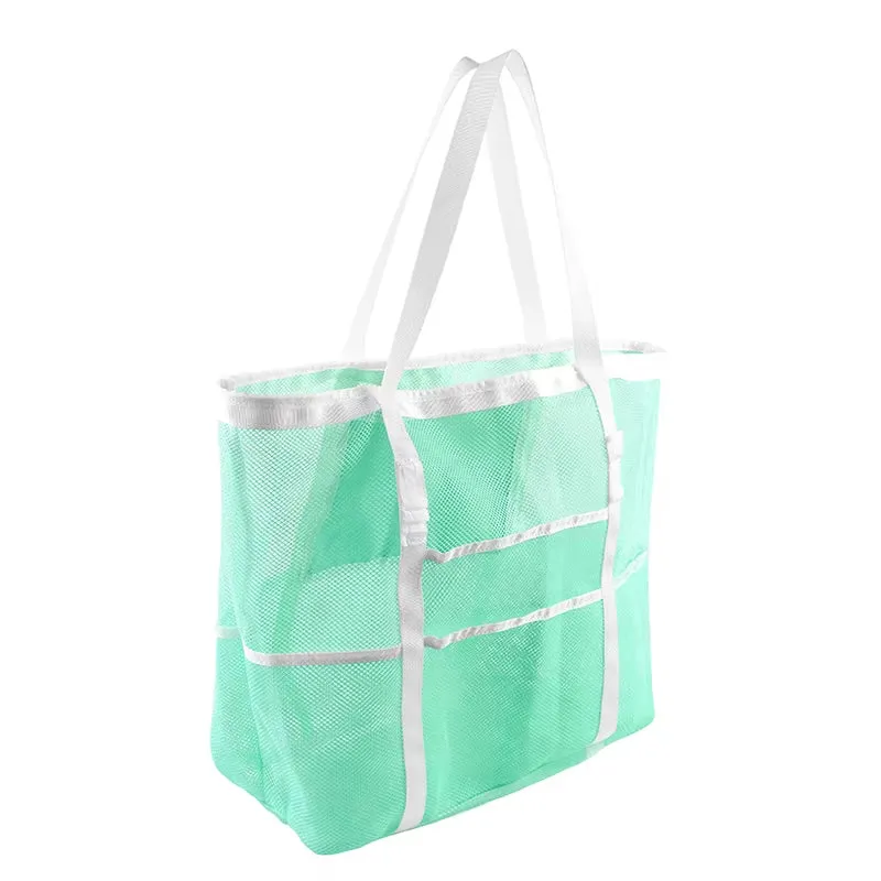 Mesh Beach Wash Bag Quick Dry Tote