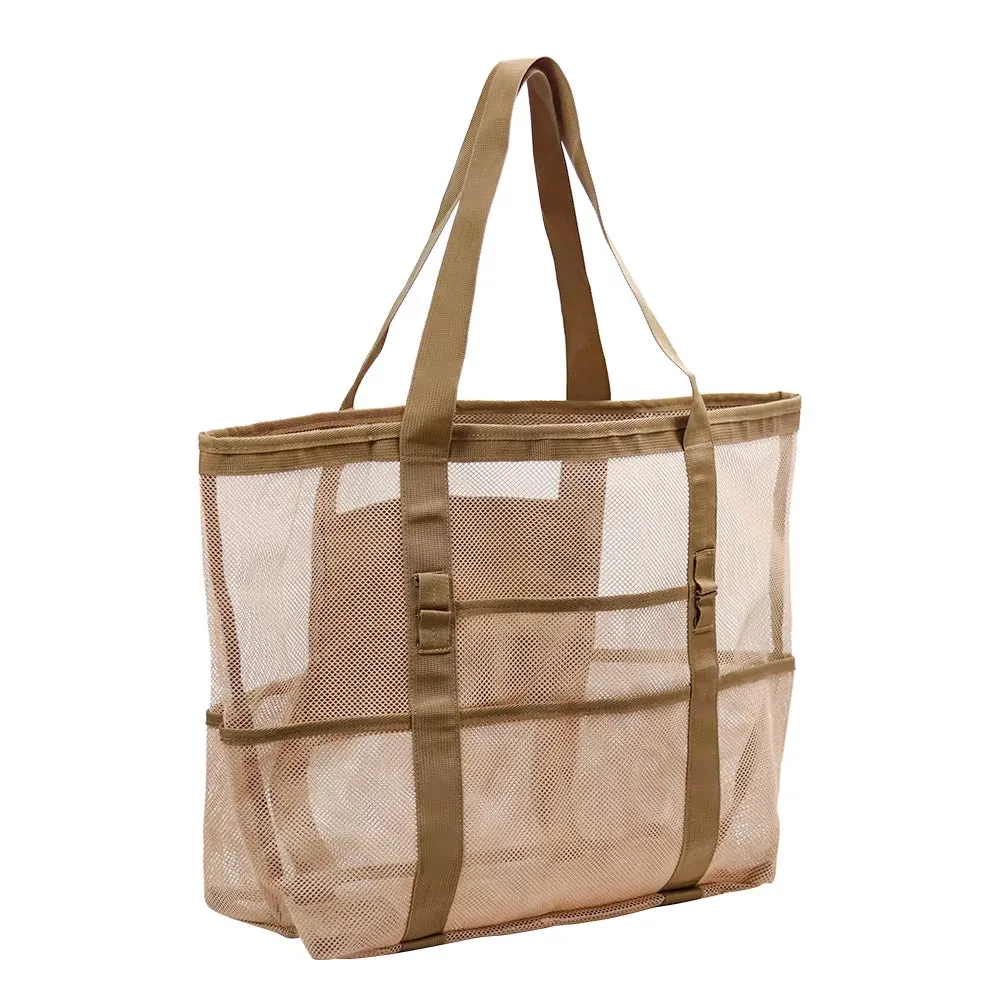 Mesh Beach Wash Bag Quick Dry Tote