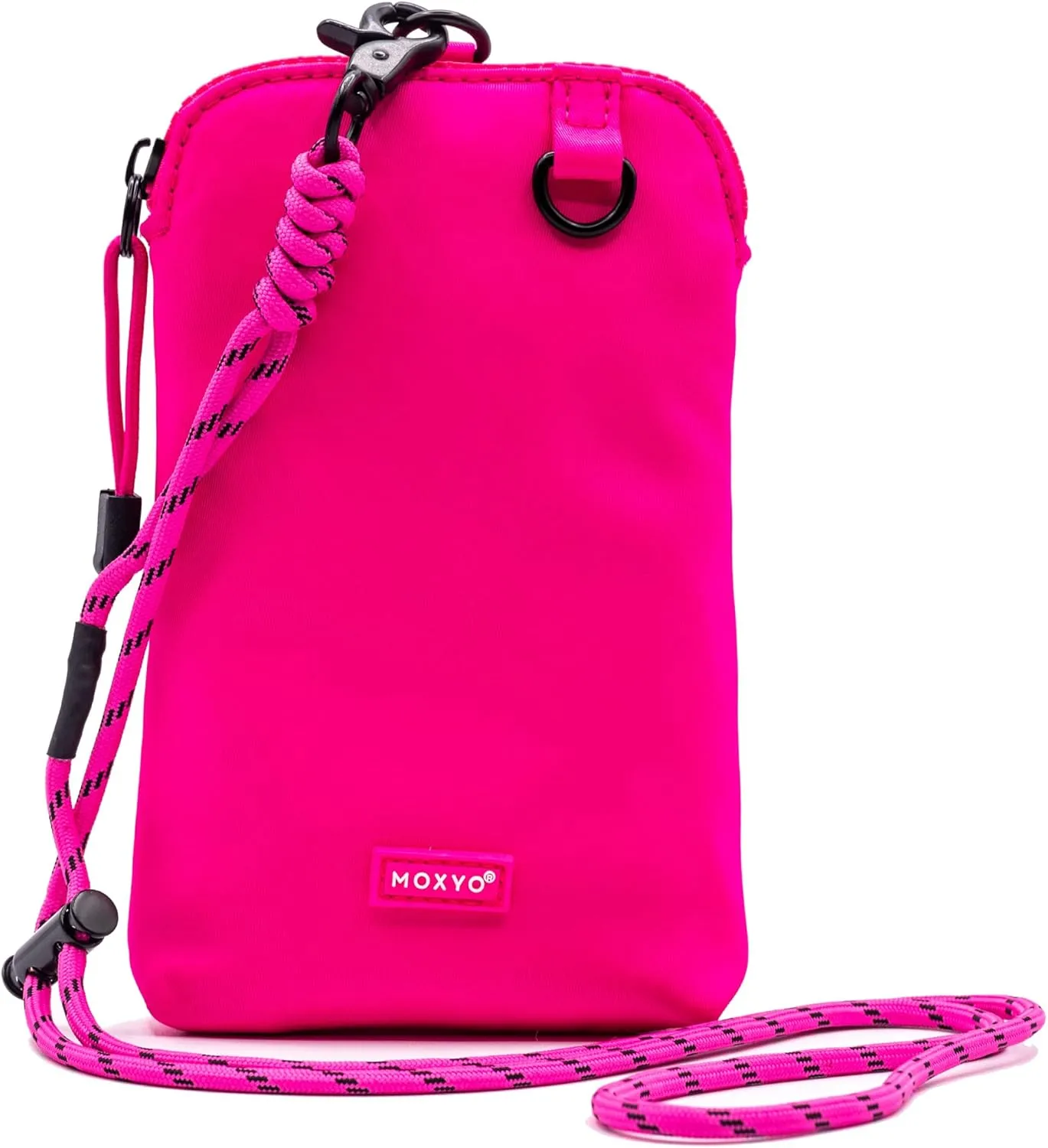 MOXYO Urban Nylon Crossbody Phone Bag, Small Lightweight and Durable Travel Bag With Removable, Adjustable Paracord Straps