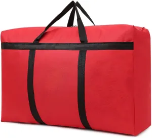 Multipurpose Extra Large Heavy Duty Storage Bags Duffle Bags for Space Saving Moving Storage (230L, Red)