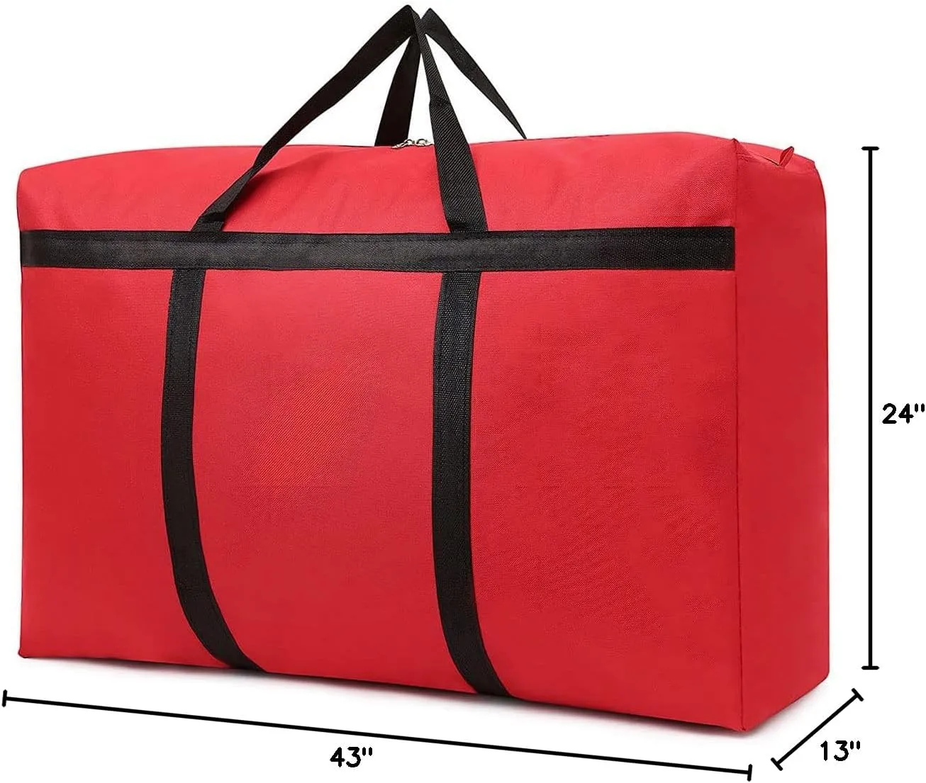 Multipurpose Extra Large Heavy Duty Storage Bags Duffle Bags for Space Saving Moving Storage (230L, Red)