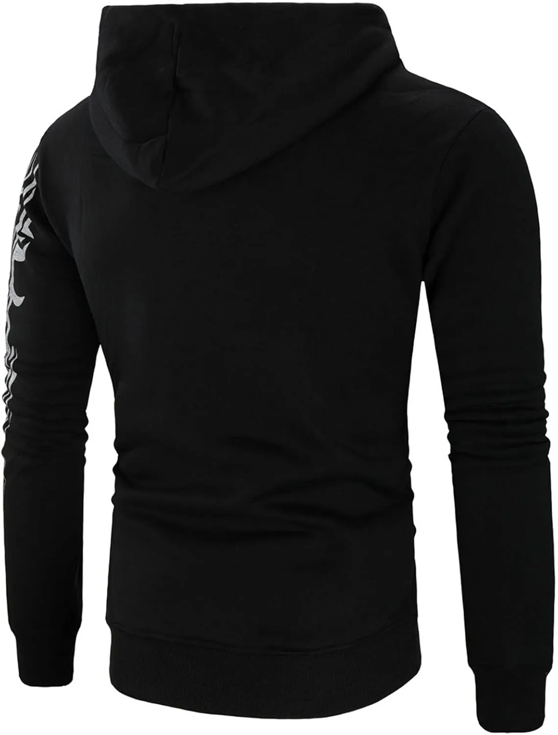 Muscularfit Graphic Hoodies Mens Sports Slim Fit Long Sleeve Pullover Workout Sweatshirts Crewneck Casual Shirts Fall Clothes